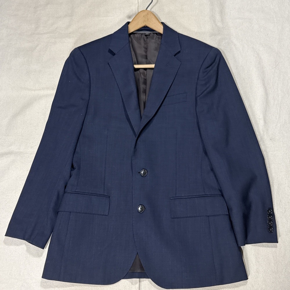 J Crew Sport Coat Men 36 Short Blue Ludlow Tollegno 1900 Blazer Wool Slim Jacket